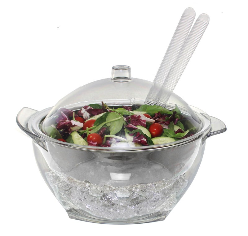 Prodyne BOWL, ICED Salad-4 Qt, Off-white - Image 3